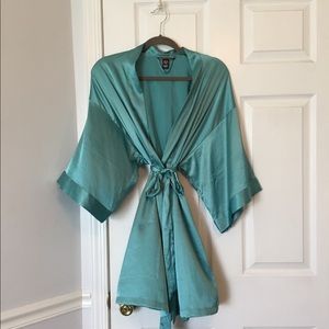 Victoria’s Secret Silk Robe - Teal